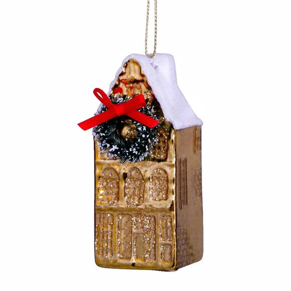 Vondels Gold Canal House ornament