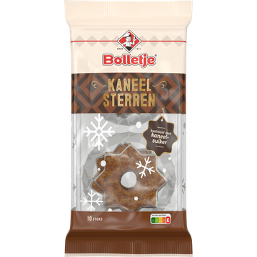 Bolletje Cinnamon Stars 175gr