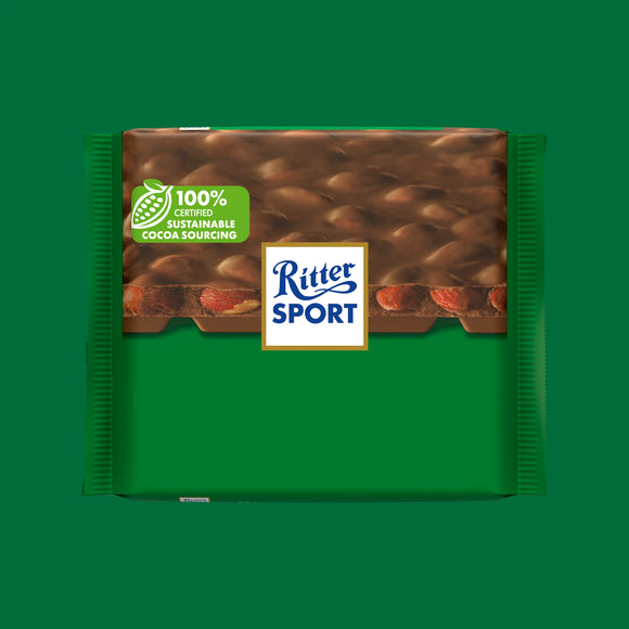 Ritter Sport with whole Almonds 100g