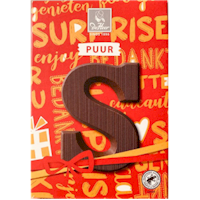 De Heer Chocolate Letter dark 65g