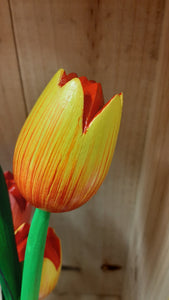 Wooden Tulips