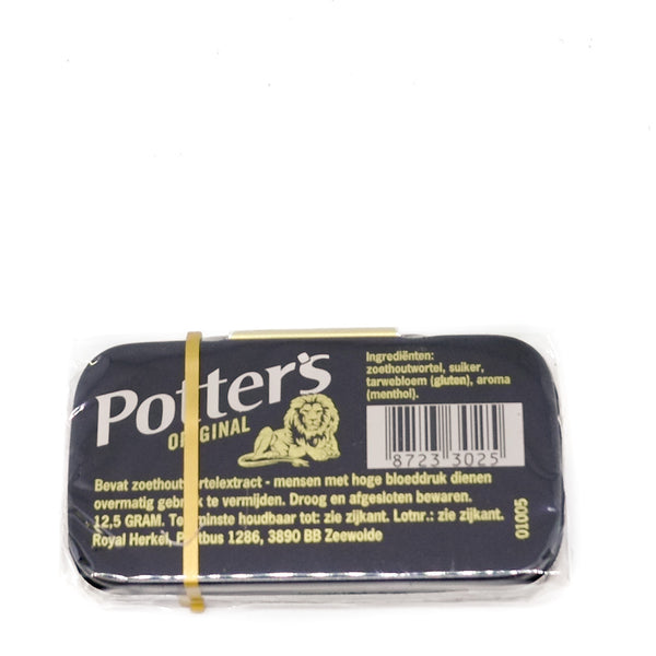 Potter's Original Licorice Tin 12.5 g (.4 oz)